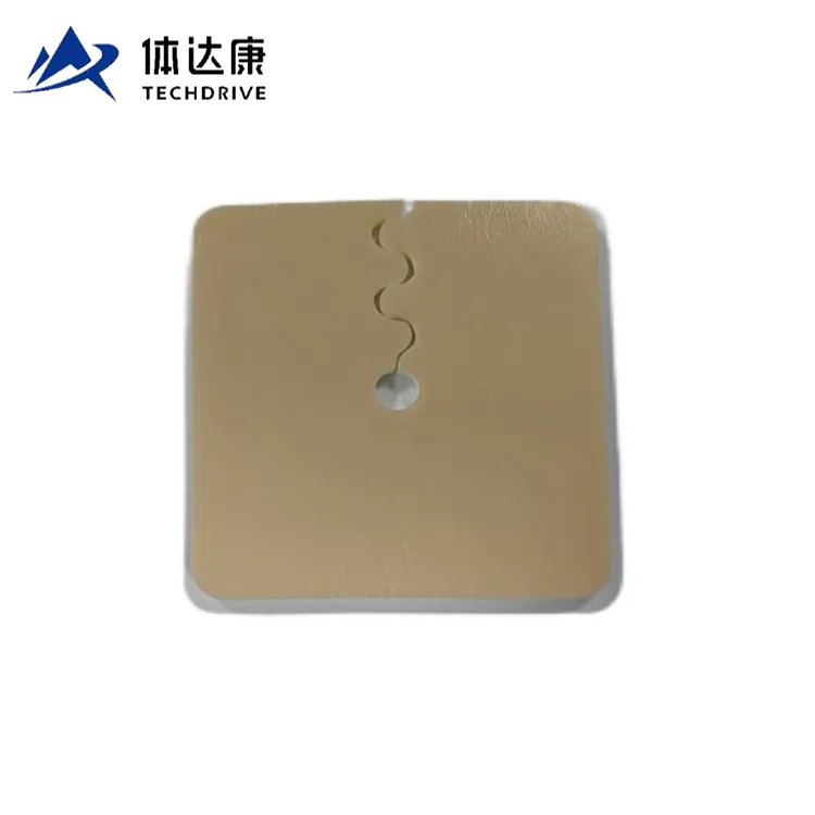 Pansement en mousse PU pour trachéostomie 10×10cm